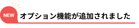 オプション機能が追加されました